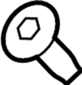 View LR067428 Bolt. Belt. Seat. Screw. (Lower) Full-Sized Product Image