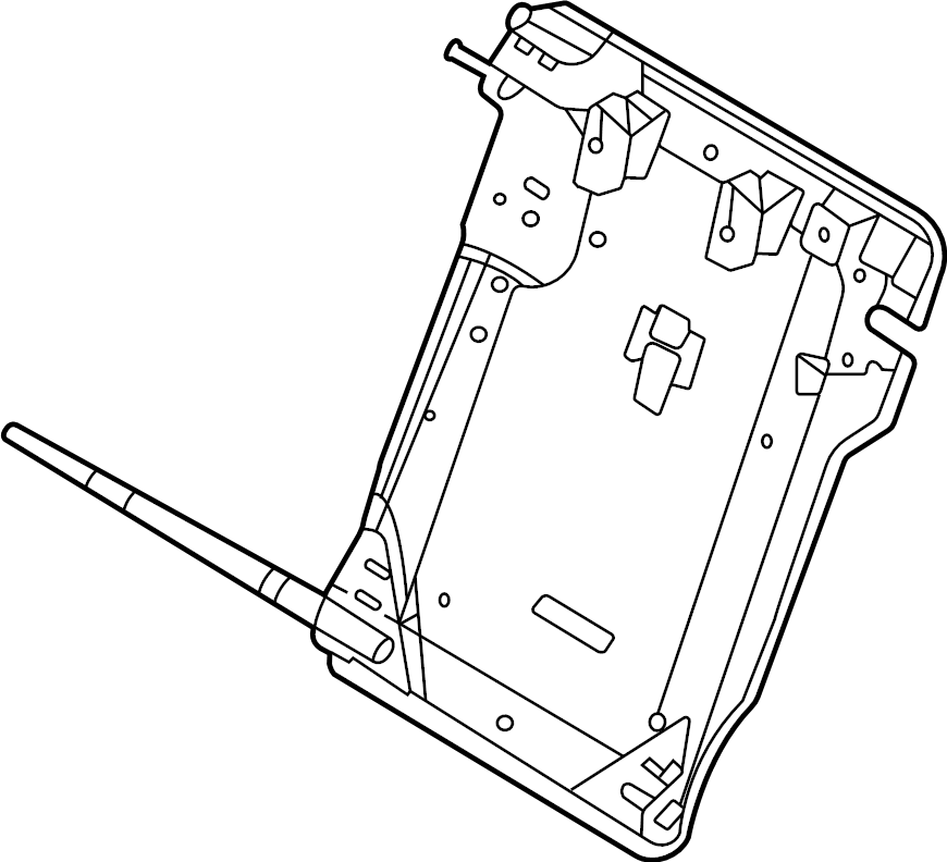 View LR115015 Seat Back Frame (Rear) Full-Sized Product Image