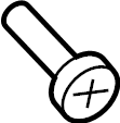View LR038616 Door Mirror Screw Full-Sized Product Image