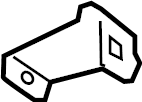 View LR124671 Bumper Cover Bracket Full-Sized Product Image