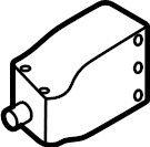 View LR137235 BRACKET. Rail. Impact. BUMPER. Bar.  Full-Sized Product Image