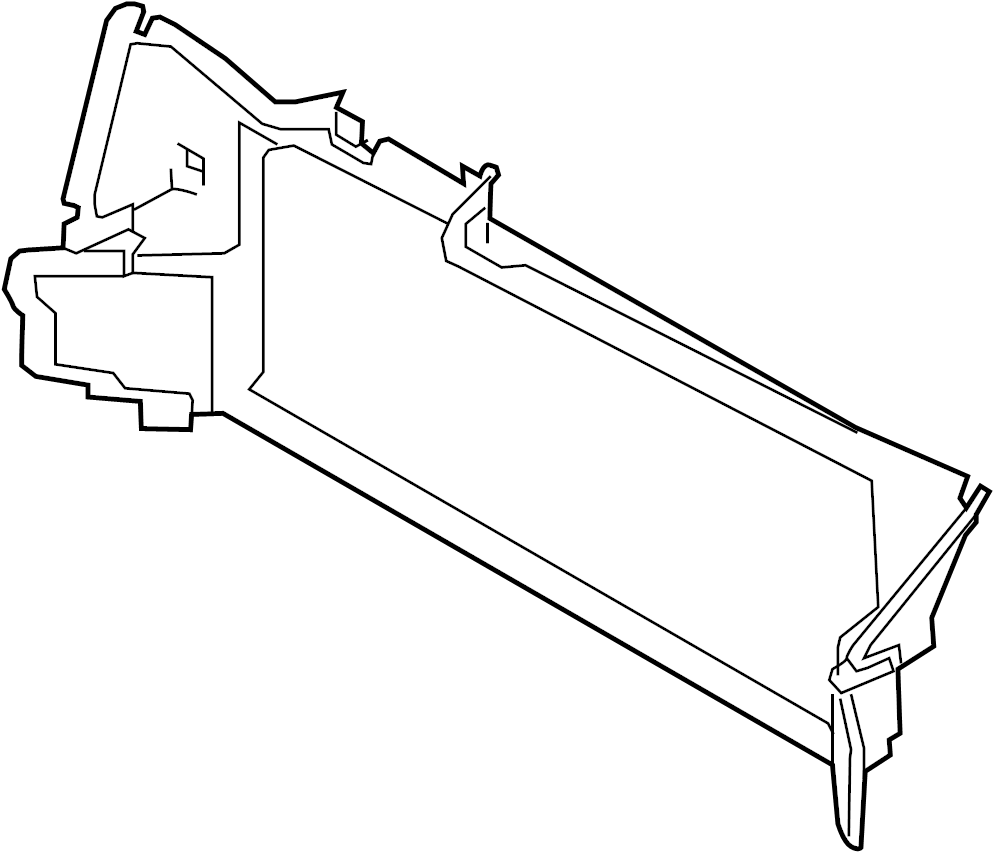 2015 Landrover Discovery Sport Radiator Support Air Deflector (Upper