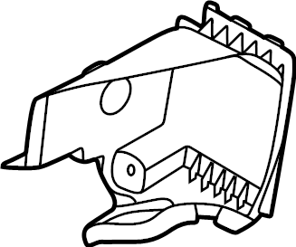 View LR127798 Radiator Support Air Deflector (Front, Upper, Lower) Full-Sized Product Image