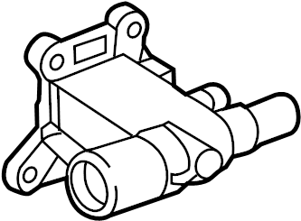View LR038758 Engine Coolant Outlet Flange Full-Sized Product Image