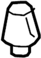 View LR058830 Hood Stop Buffer Full-Sized Product Image