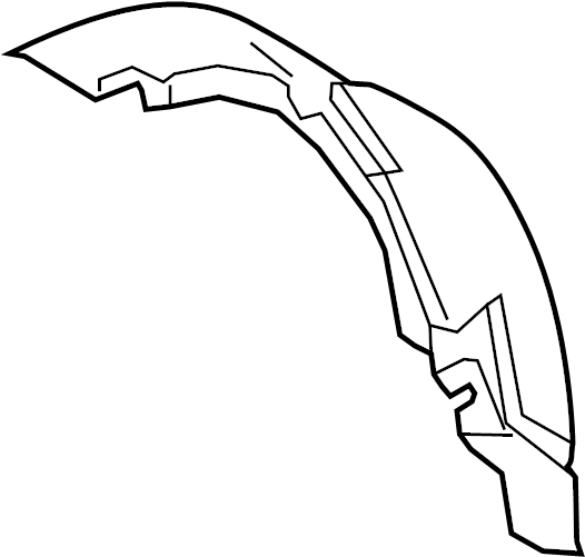 View LR096604 Fender Splash Shield (Rear) Full-Sized Product Image