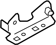 View LR061255 Fender Bracket (Front) Full-Sized Product Image