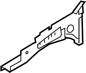 View LR061172 Fender Rail Reinforcement Full-Sized Product Image
