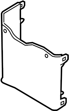 View LR018356 Support. Battery. (Front) Full-Sized Product Image