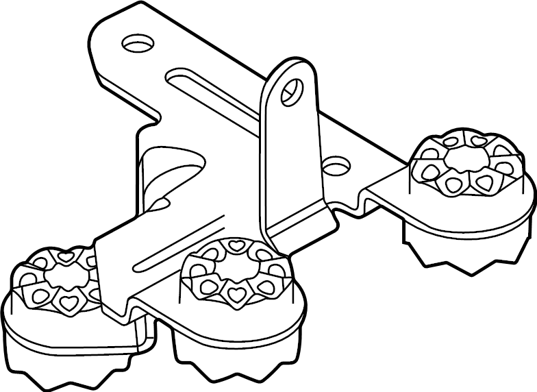 View LR114872 ABS Modulator Bracket Full-Sized Product Image