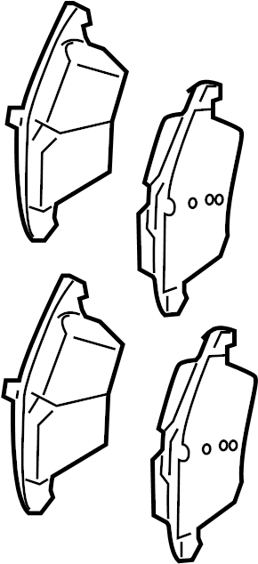 View LR160435 Disc Brake Pad Set Full-Sized Product Image