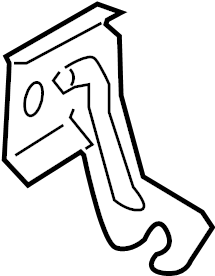 View LR024198 ABS Wheel Speed Sensor Bracket Full-Sized Product Image
