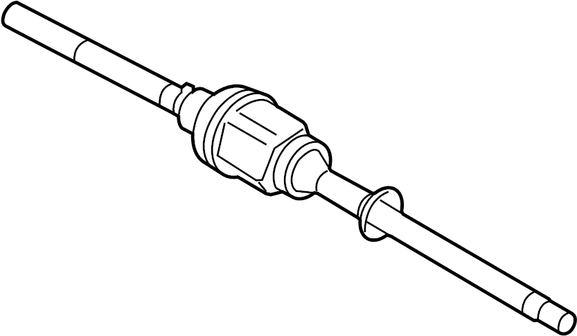 View LR061603 CV Axle Assembly (Front) Full-Sized Product Image