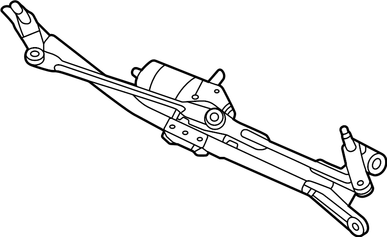 View LR127078 Windshield Wiper Motor (Front) Full-Sized Product Image