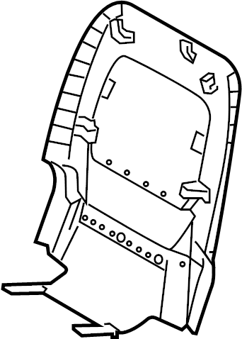 View LR076876 Seat Back Panel Full-Sized Product Image