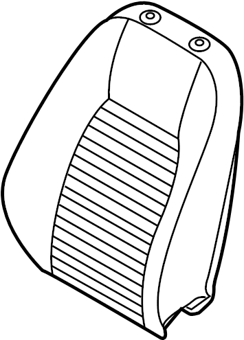 View LR067572 Seat Back Cushion Cover (Front) Full-Sized Product Image