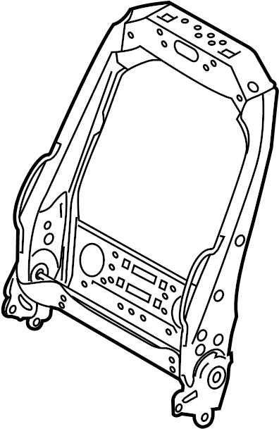 View LR140454 Seat Back Frame Full-Sized Product Image