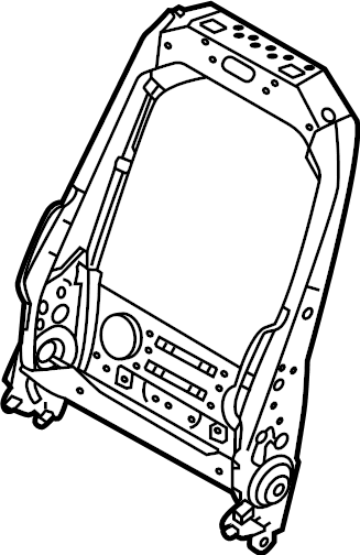 View LR140456 Seat Back Frame Full-Sized Product Image