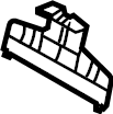 View LR080978 Seat Back Frame (Front) Full-Sized Product Image