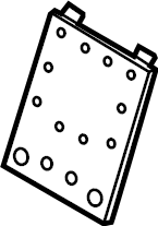 View LR128574 Seat Heater Pad Full-Sized Product Image