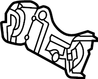 View LR000733 Bracket. Seat. Armrest. (Lower) Full-Sized Product Image
