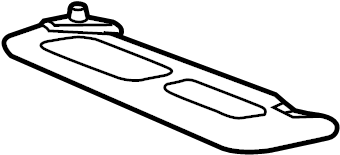 View LR064098 Sun Visor (Rear) Full-Sized Product Image