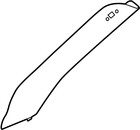 View LR060522 Body A-Pillar Trim Panel Full-Sized Product Image