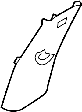 View LR084725 Door Pillar Post Trim Set (Upper) Full-Sized Product Image