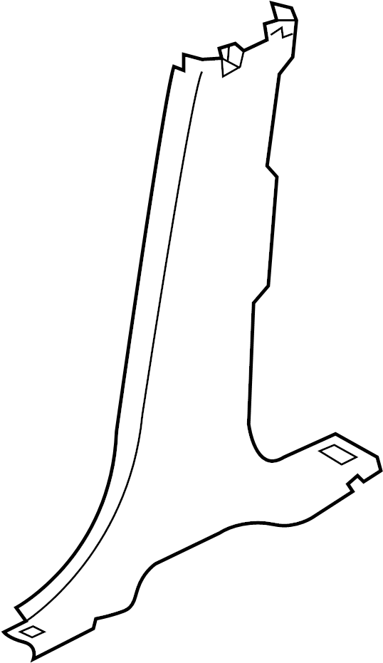 View LR059751 Door Pillar Post Trim Set (Lower) Full-Sized Product Image