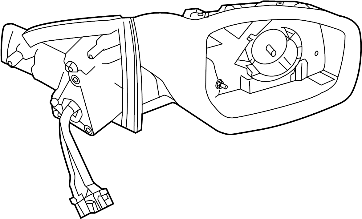 View LR072945 Door Mirror (Rear) Full-Sized Product Image