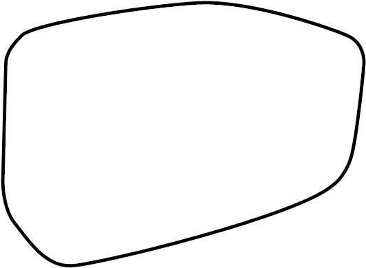 View LR093180 Door Mirror Glass (Rear) Full-Sized Product Image