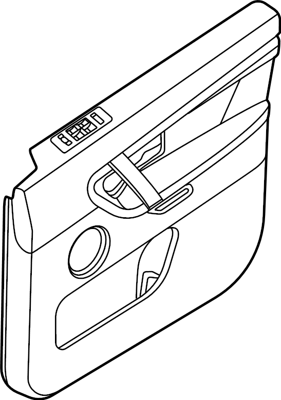 View LR126895 Door Interior Trim Panel Full-Sized Product Image