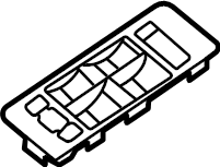View LR135834 Door Window Switch Bezel Full-Sized Product Image