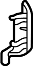 View LR126979 Door Trim Molding (Rear) Full-Sized Product Image