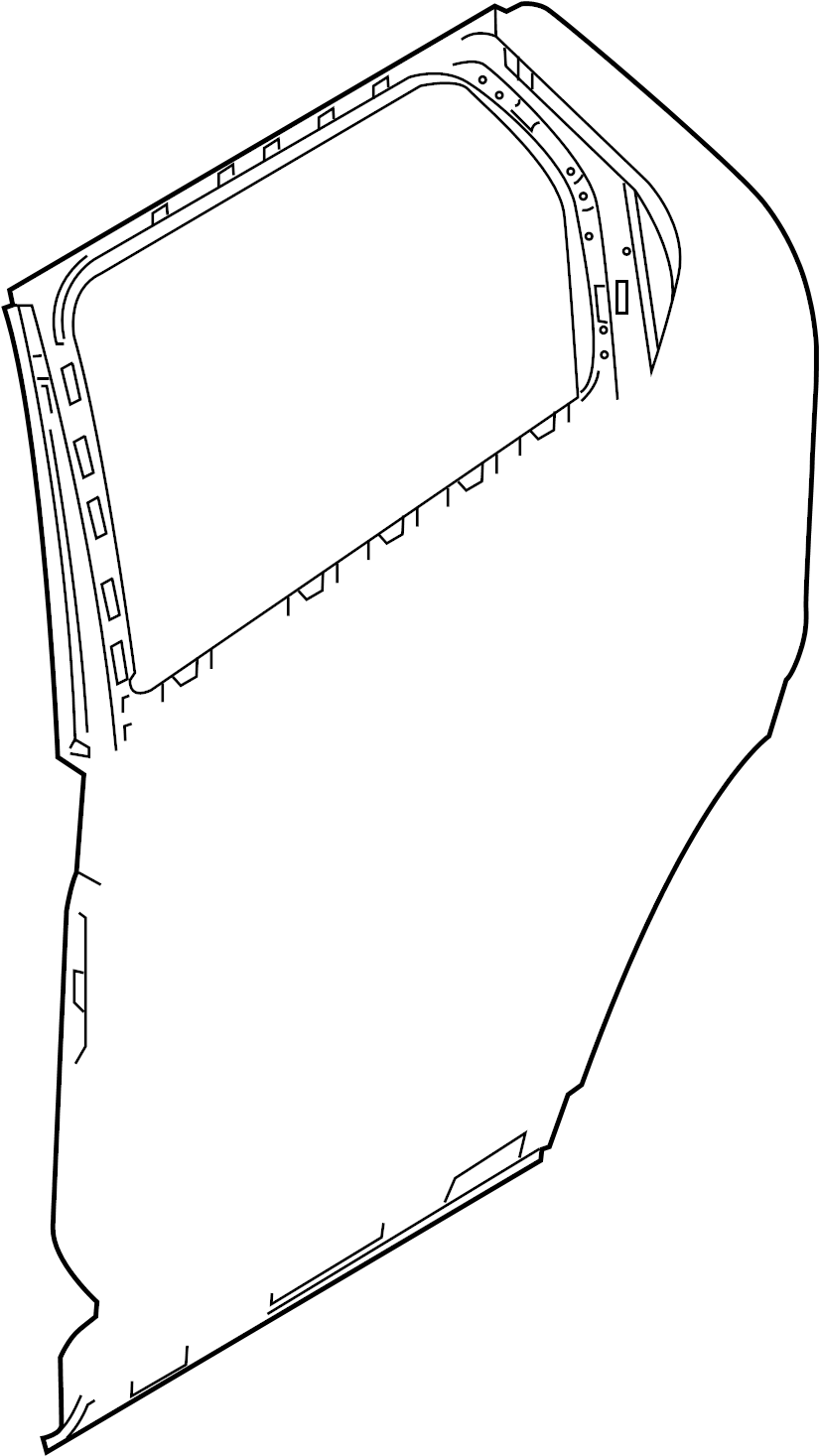 View LR061284 Door Shell (Rear) Full-Sized Product Image
