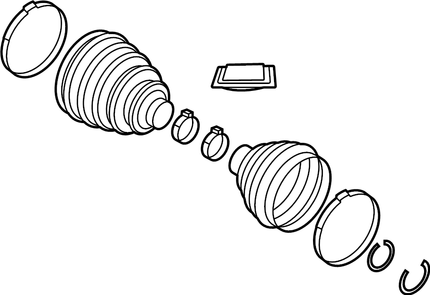 View LR134560 CV Joint Boot Kit Full-Sized Product Image