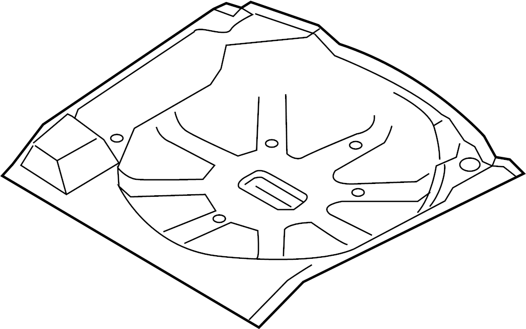 View LR128440 Spare Tire Compartment (Rear) Full-Sized Product Image