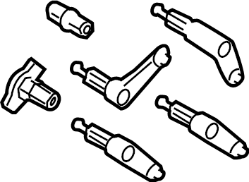 View LR002673 Cam - Heater Air. HVAC Mode Door Lever Link.  Full-Sized Product Image