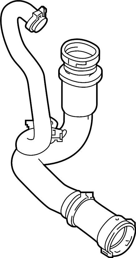 View LR126185 Turbocharger Outlet Tube Full-Sized Product Image