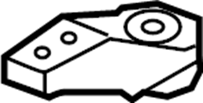View LR134919 Radiator Mount Bracket (Upper) Full-Sized Product Image