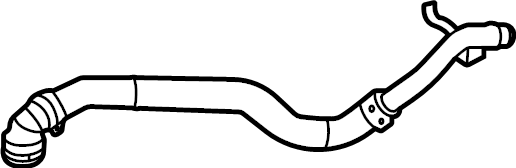 View LR093989 Radiator Coolant Hose (Upper) Full-Sized Product Image