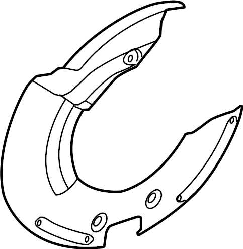 View LR116913 Brake Dust Shield Full-Sized Product Image