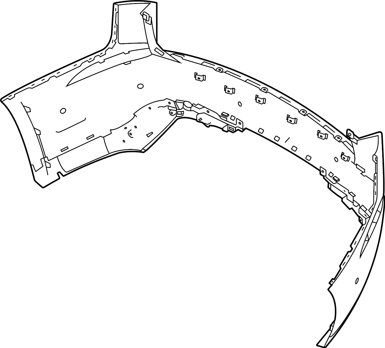 View LR139962 Bumper Cover (Rear) Full-Sized Product Image