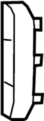 View LR082888 Bumper Cover Spacer Panel (Lower) Full-Sized Product Image