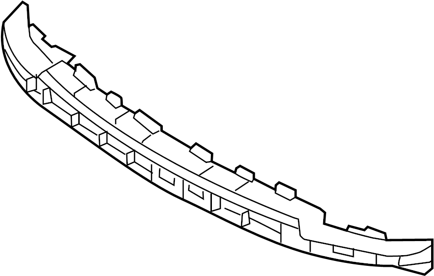 View LR083117 Bumper Cover Support Rail (Upper) Full-Sized Product Image
