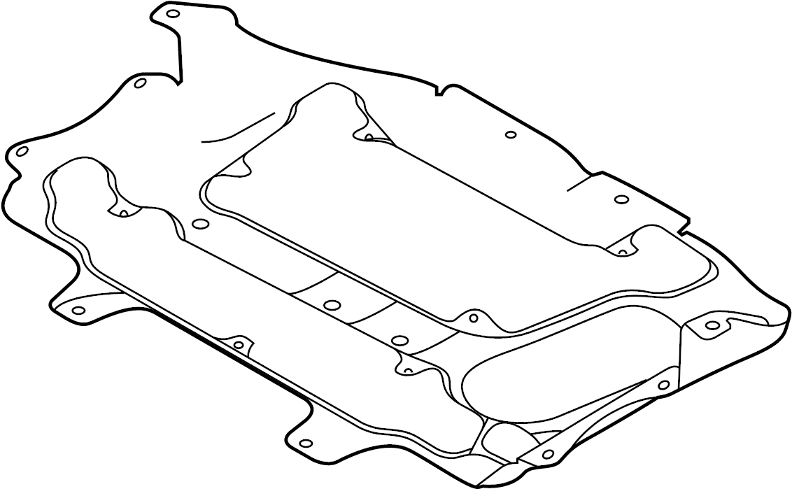View LR112608 Powertrain Skid Plate (Rear) Full-Sized Product Image