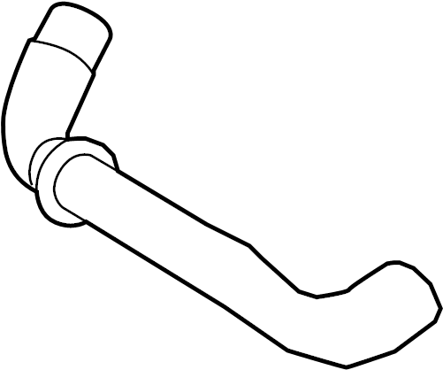 View LR088290 Turbocharger Inlet Hose (Lower) Full-Sized Product Image