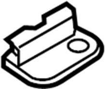 View LR100033 Air Suspension Compressor Bracket (Lower) Full-Sized Product Image