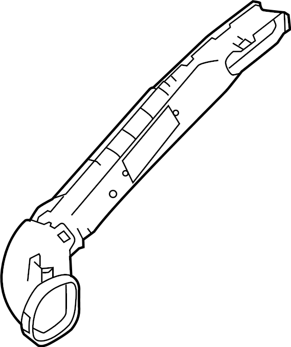 View LR082417 Engine Air Intake Hose (Front, Lower) Full-Sized Product Image