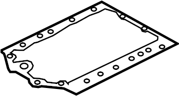 View LR005994 Engine Oil Pan Gasket Full-Sized Product Image